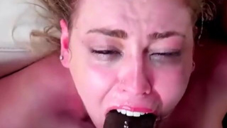 Gagging Face Fuck Deepthroat Choking Blowjob GIF